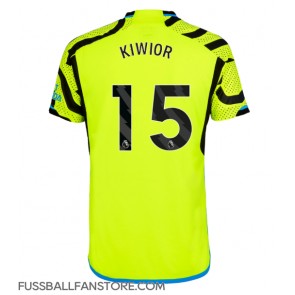 Arsenal Jakub Kiwior #15 Replik Auswärtstrikot 2023-24 Kurzarm